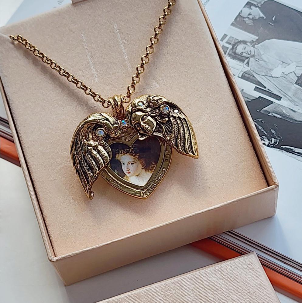 [중고] [TODAY'SEVENT] Kirks Folly 컬크스 폴리 빈티지 로켓 목걸이