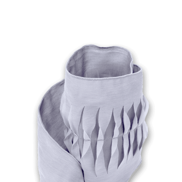 LEAF SCARF[GREY]