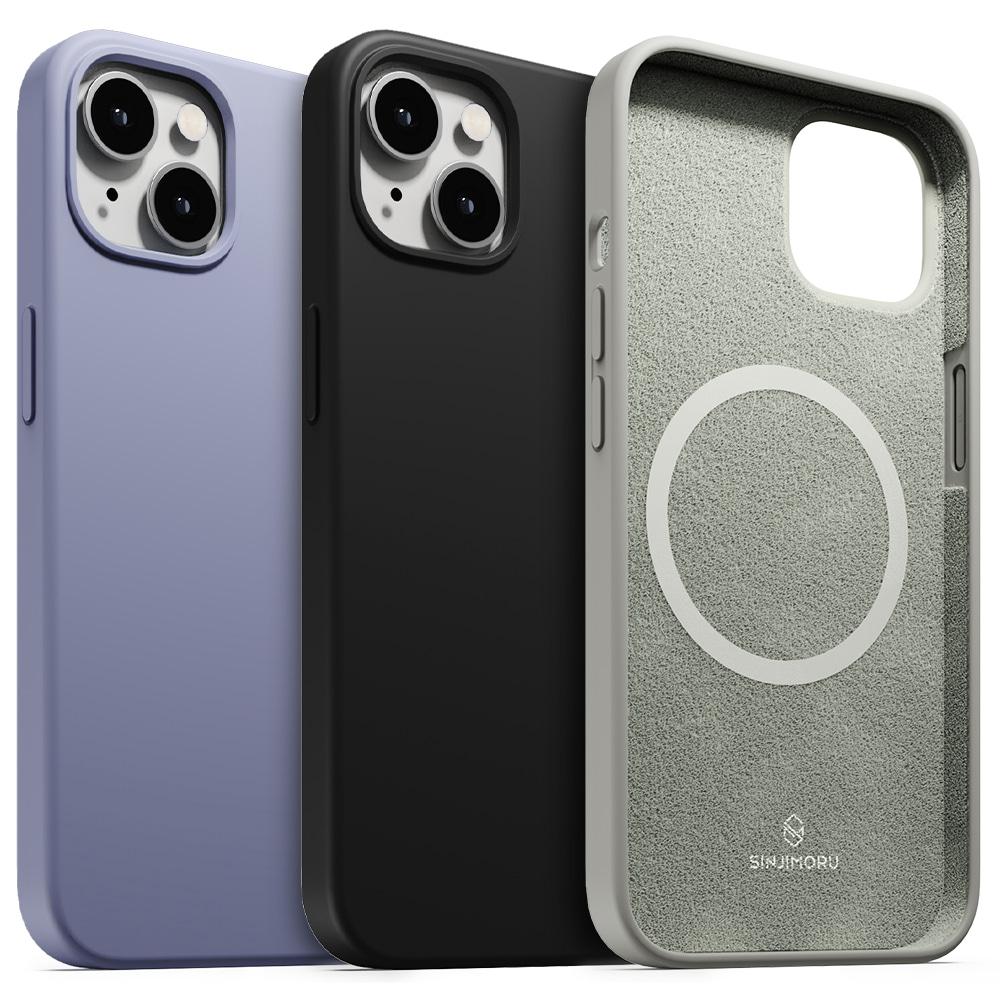 신지모루 아이폰13 미니 맥세이프 호환 소프트 그립 실리콘 컬러 케이스