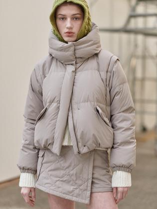 TWO WAY SHORT GOOSE DOWN JUMPER [3COLOR]