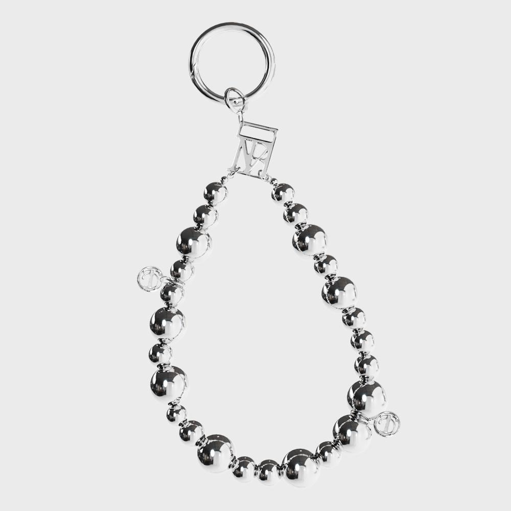 Silver Ball Keyring [ Silver ]