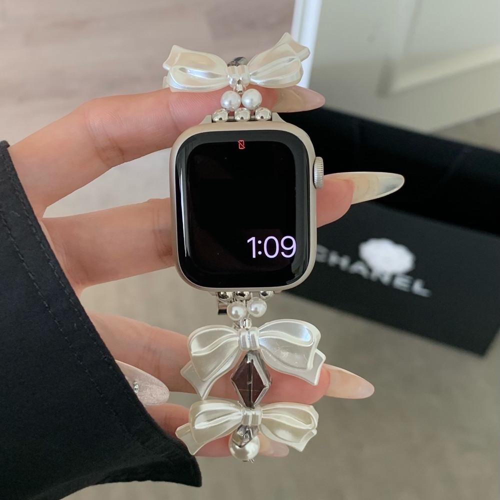 리본 애플워치 밴드 스트랩 러블리 메탈 팔찌스트랩