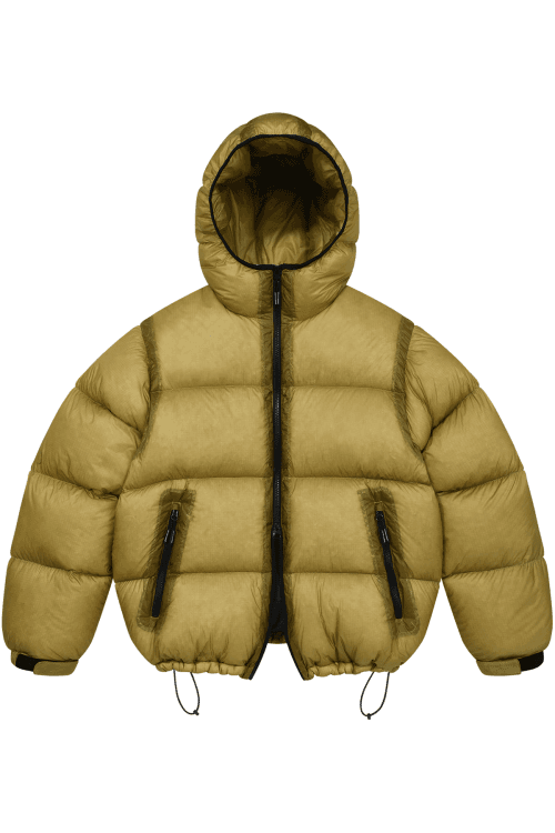 LM CLOUD COLOR LAYERED HOOD DOWN JP (MUSTARD)