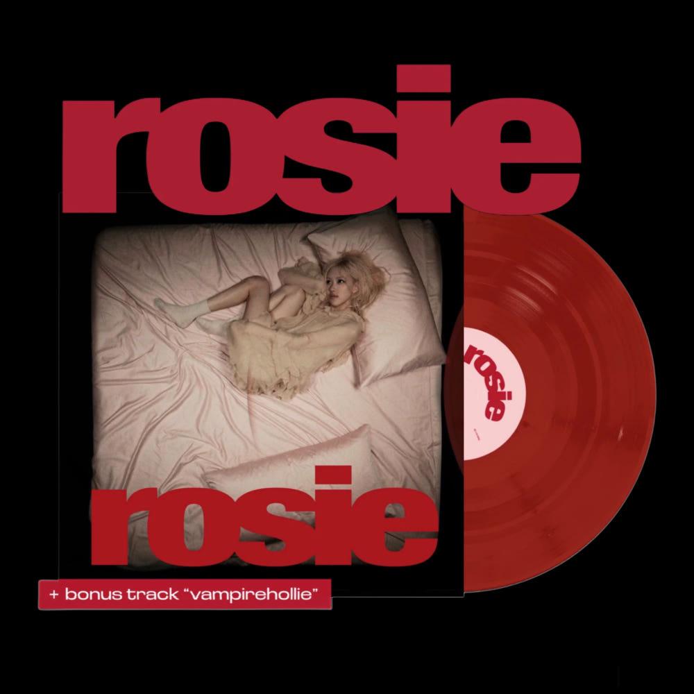 [국내배송] 로제 LP 정규1집 ROSIE (뱀파이어에디션/레드컬러반/폴라동봉)