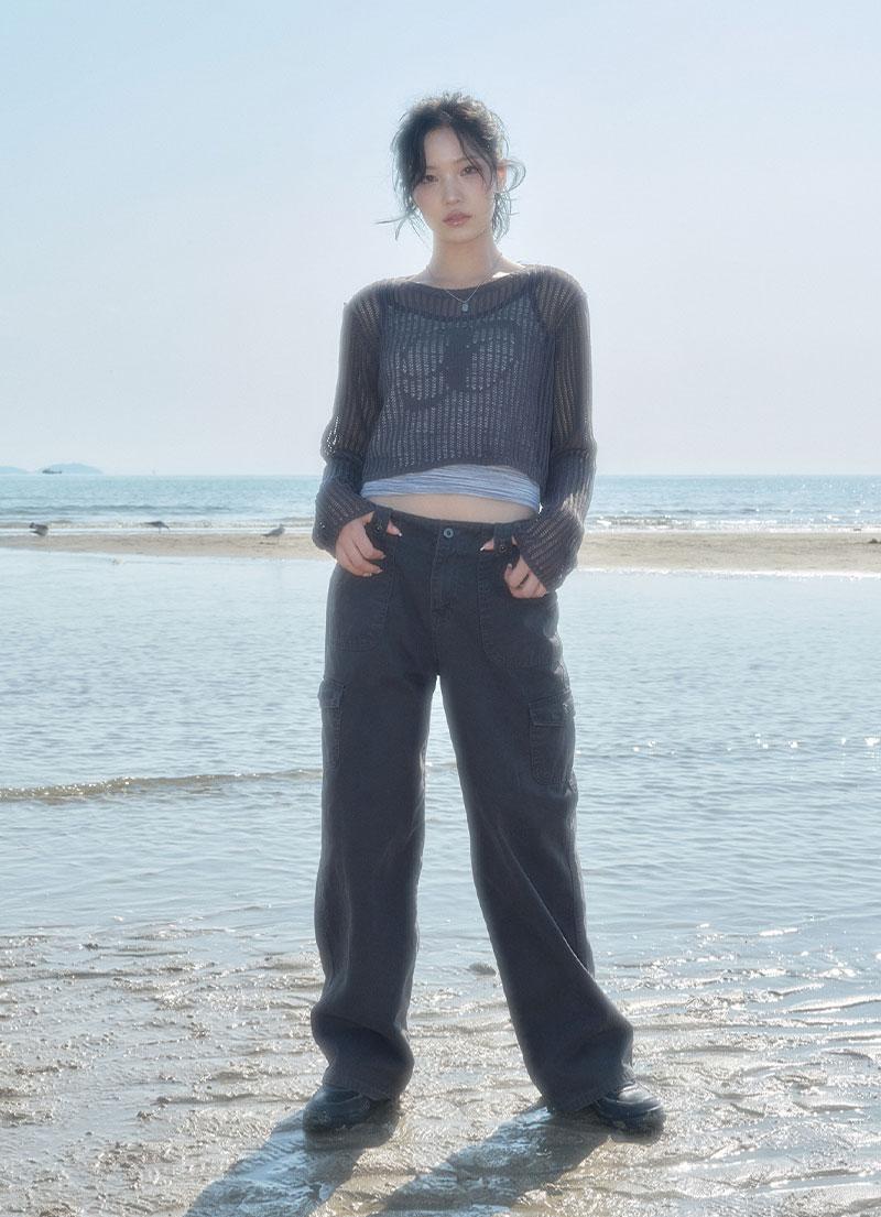 JED CARGO PANTS / CHARCOAL