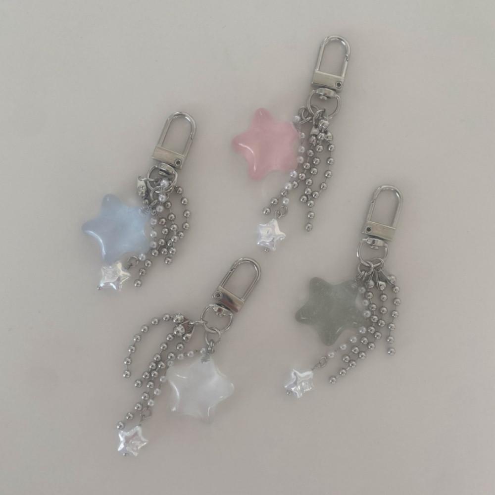 영롱한 파스텔 워터 스타 키링