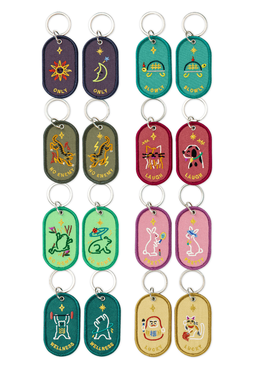 페어 키링 2/8b Pair Key Ring