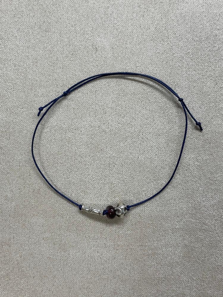 Vintage Karen Silver Thread Bracelet 1
