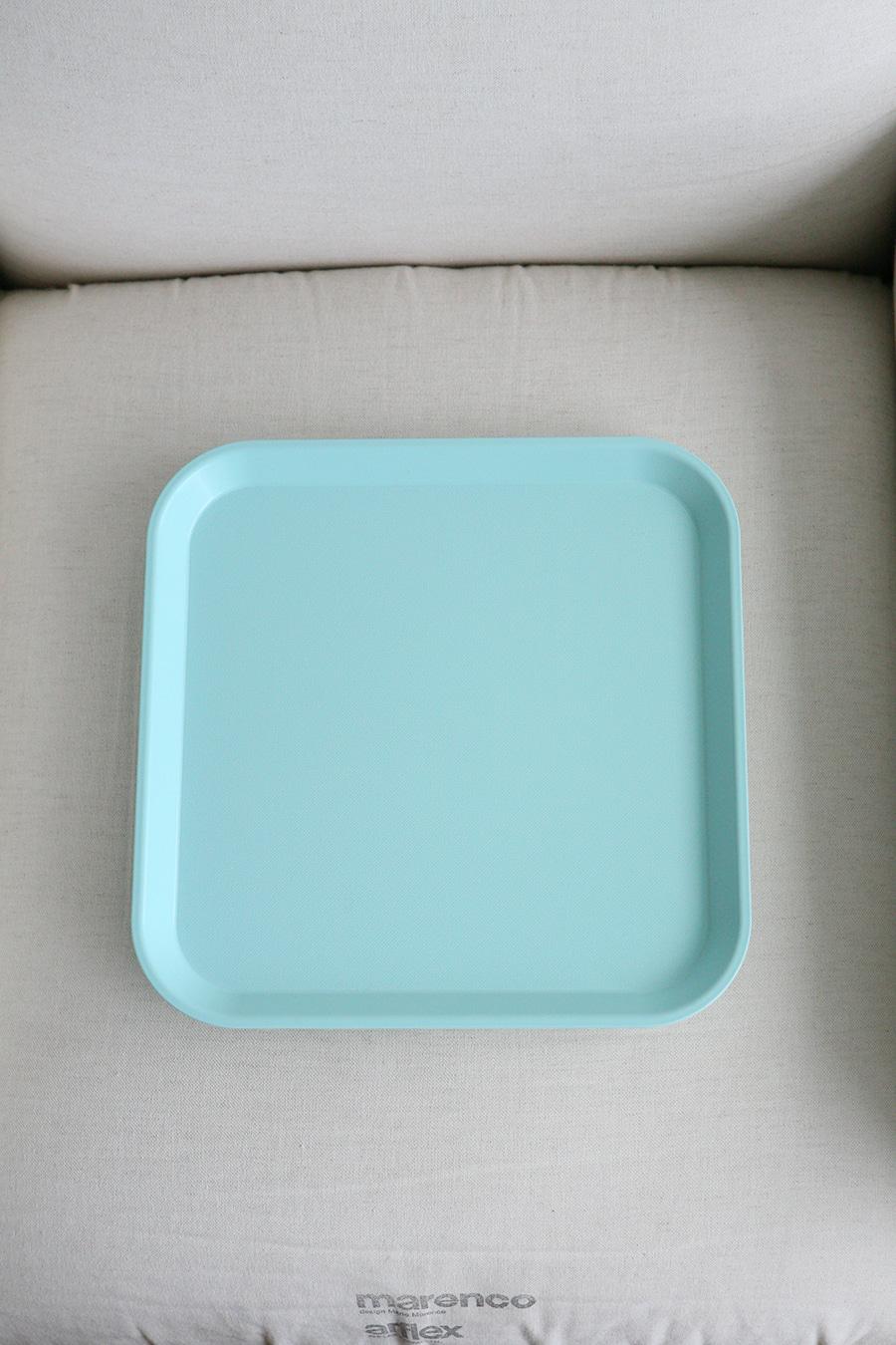 Endo Shoji Fast Food Tray 정사각 33cm 민트