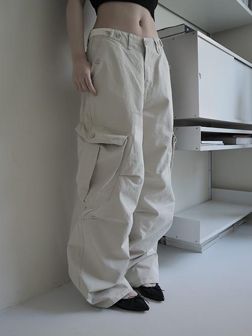 [ BEIGE, S 4월 초 출고 ] ADE CARGO PANTS, 3color
