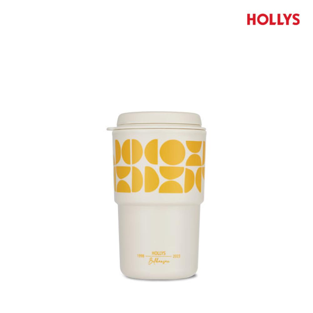 [할리스] 북한산 더블월 텀블러 (노랑,350ml)