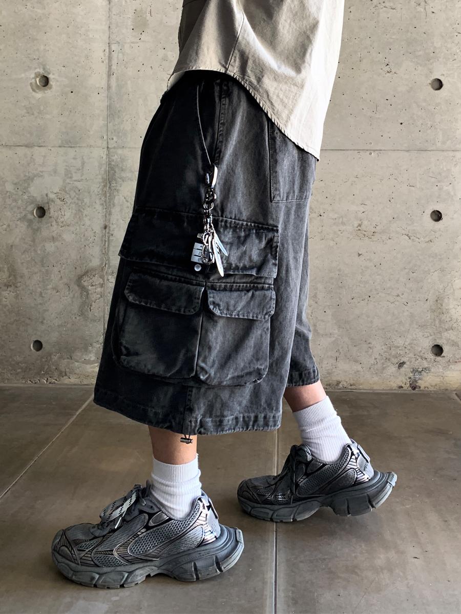 Pigment Multi Pocket Bermuda Pants (3color)