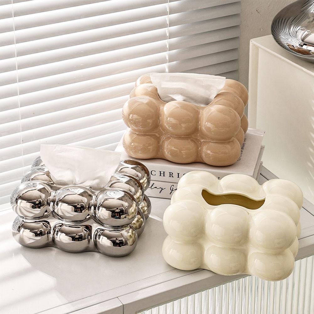 버블 티슈케이스 구름 세라믹 도자기 휴지케이스