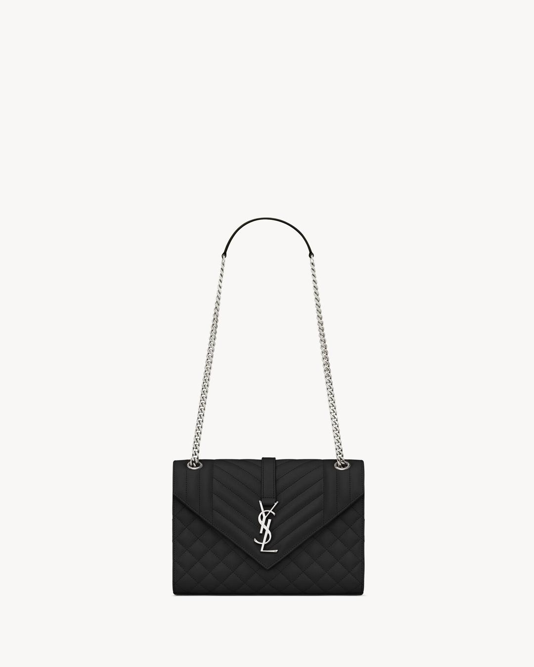 그랑 드 뿌드르 퀼팅 가죽 ENVELOPE 미디엄 | Saint Laurent | YSL.com