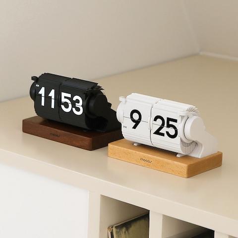 미니 오토매틱 멀티 플립시계 탁상시계