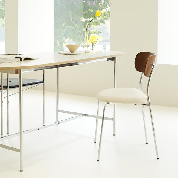 펜슬하우스 임스 미드센추리모던 실버 스틸 원목 의자(2EA)