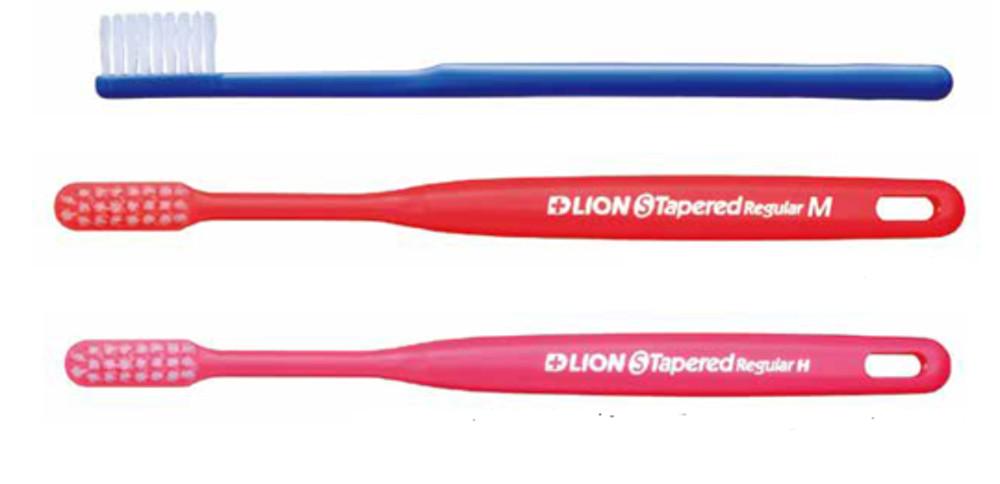 라이온 슈퍼 테이퍼드 레귤러H,M 성인칫솔 1개, S Tapered Regular H,M