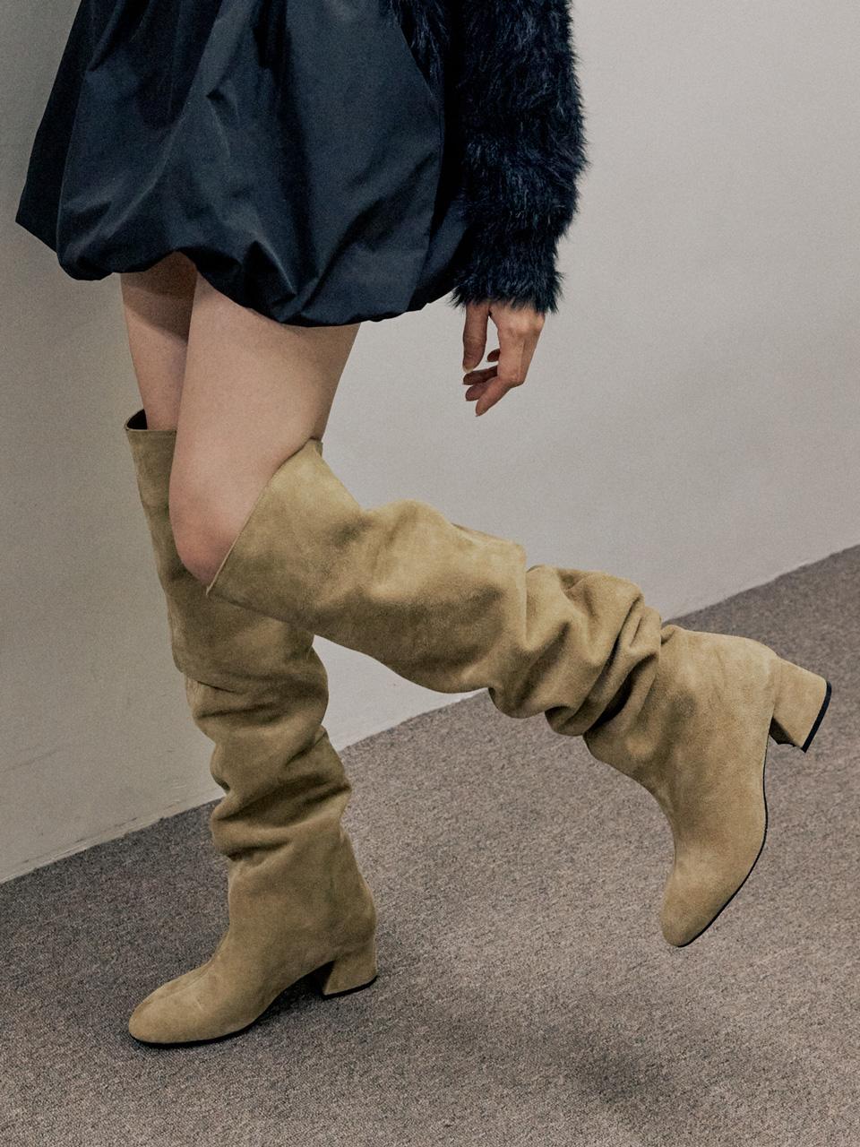 [4차리오더][10/24 순차배송]Vintage Knee-High Boots_4 Colors