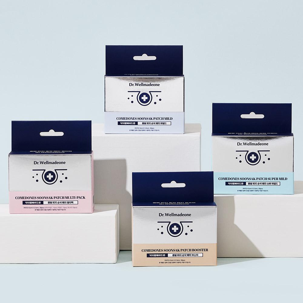 좁쌀피지 순삭패치 30매 올리브영 패키지 4종택1