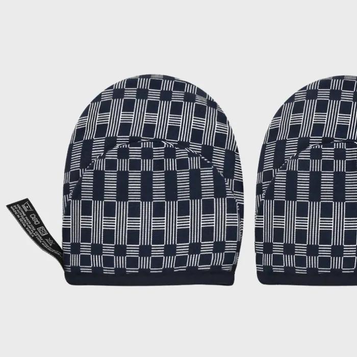 룸 네이비 주방 장갑 세트