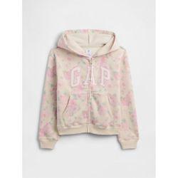 갭 GAP 키즈 아동복 릴렉스드 갭 GAP 로고 집업 후디 후드티 핑크 플로랄 꽃무늬 11217162