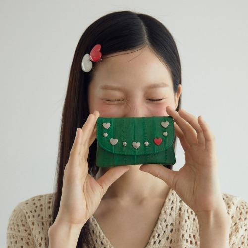 Simple Card holder LOVE 심플카드홀더 러브 (그린)