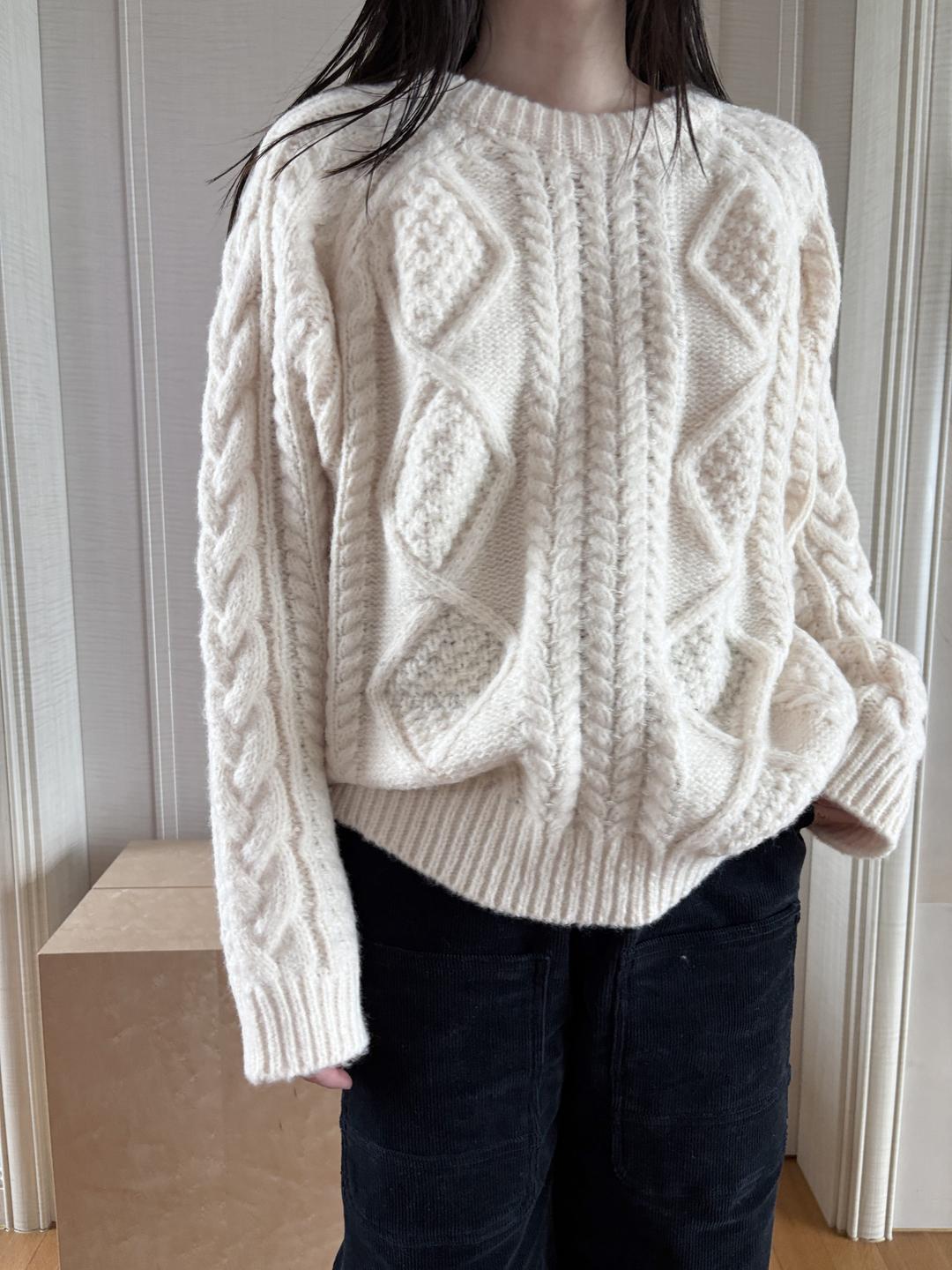 Bulky cable knit