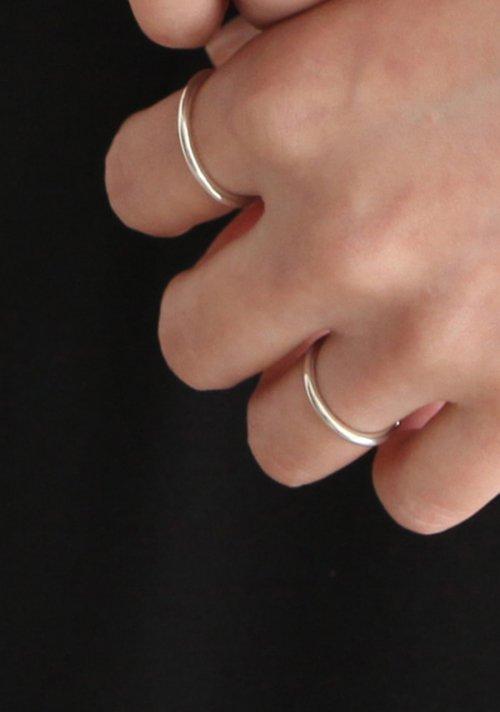 basic bold ring (2SET)