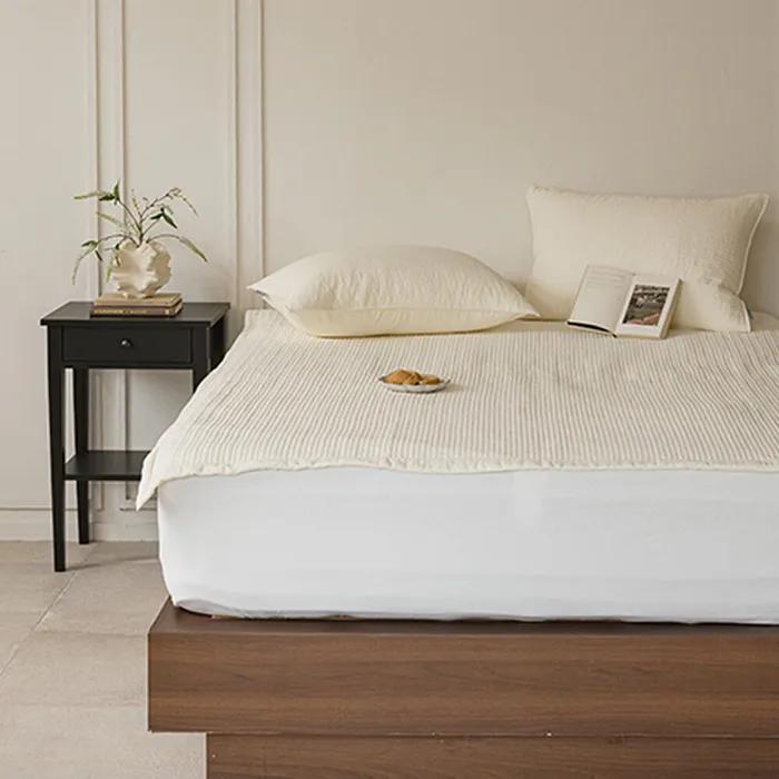 타임리스 60수 아사면 피그먼트 고정밴드 침대패드(SS/Q/K)