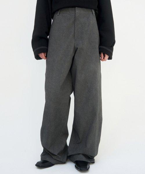 Right angle Pants [ Charcoal ]