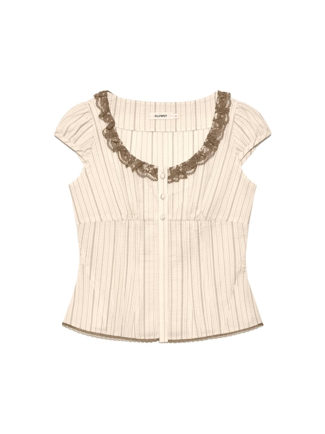 SUGAR PUFF BLOUSE (CINNAMON)
