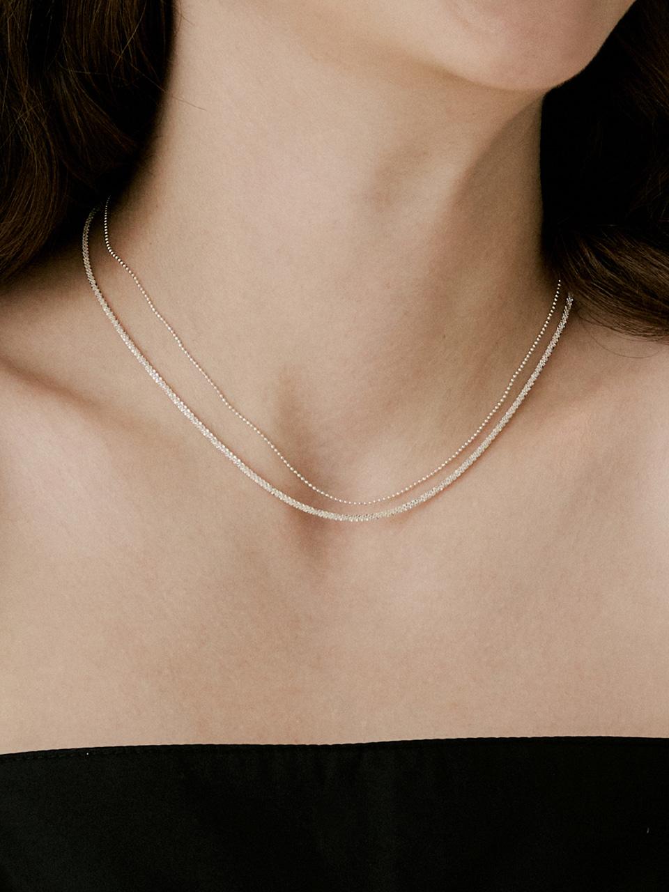 [925 Silver] Twinkle Layered Necklace_VH2478NE001M