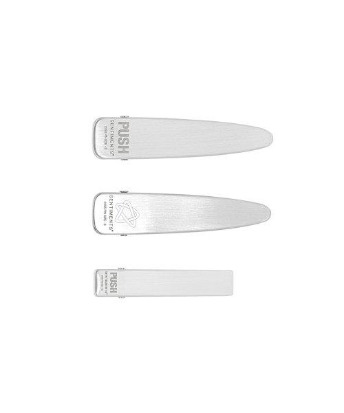 NO.352 [SILVER] HAIR PIN 3set 푸쉬핀 클립