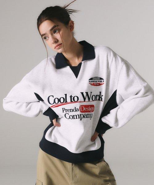 COMBINATION COOL TO WORK SWEATSHIRT HEATHER GRAY