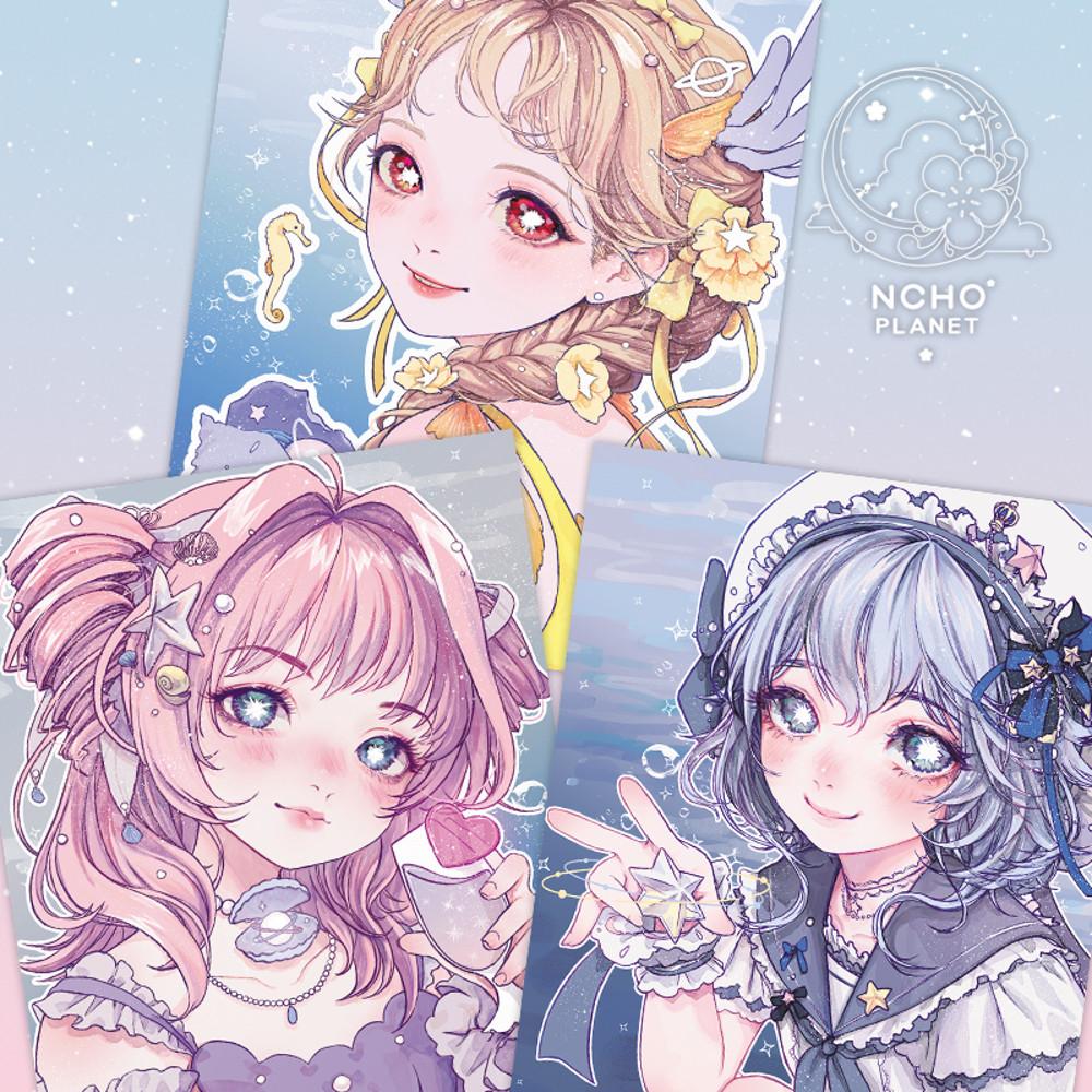 [엔쵸플래닛] Star Sea Shine 양면 엽서