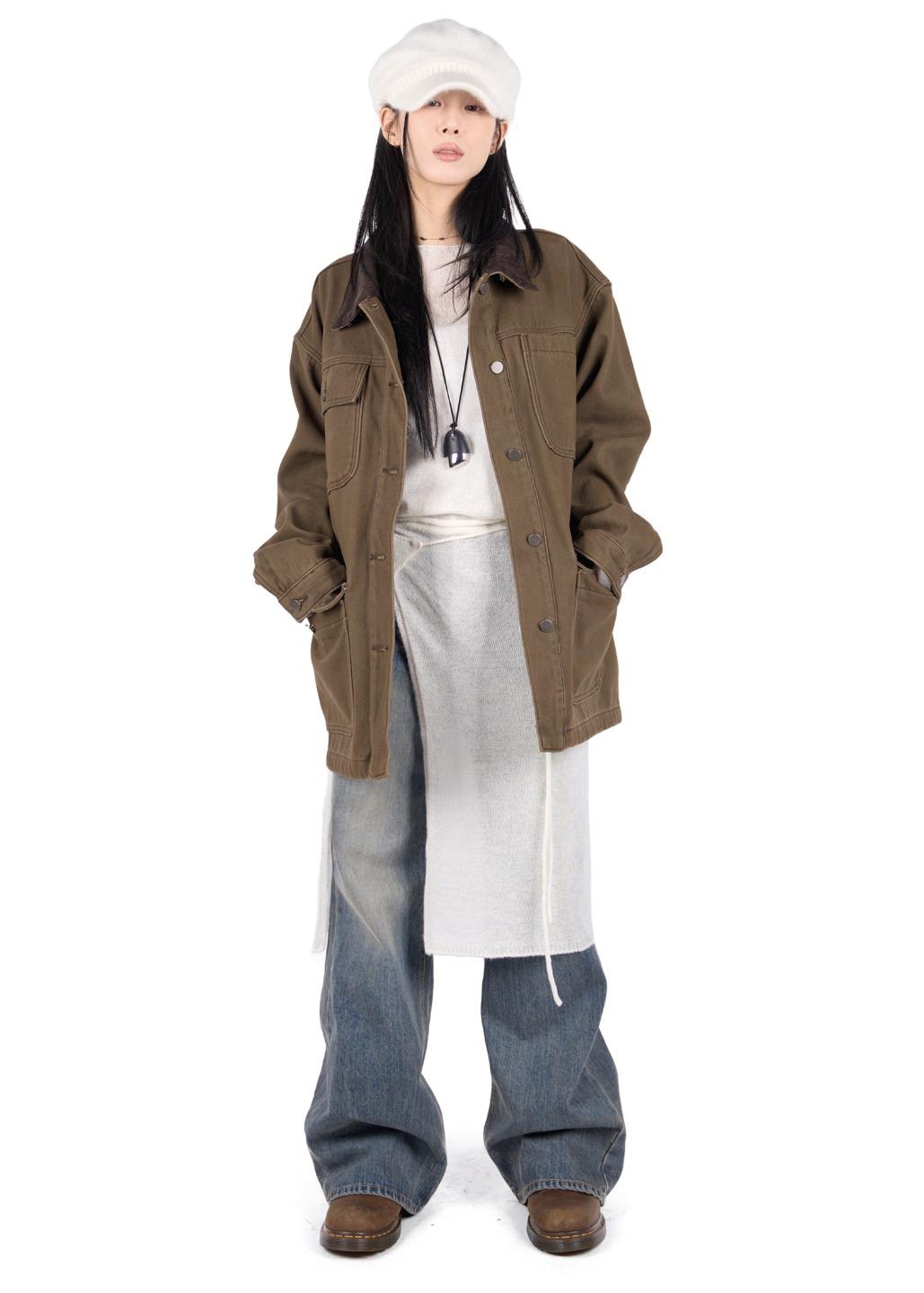 SHERPA LINED WASHED JACKET