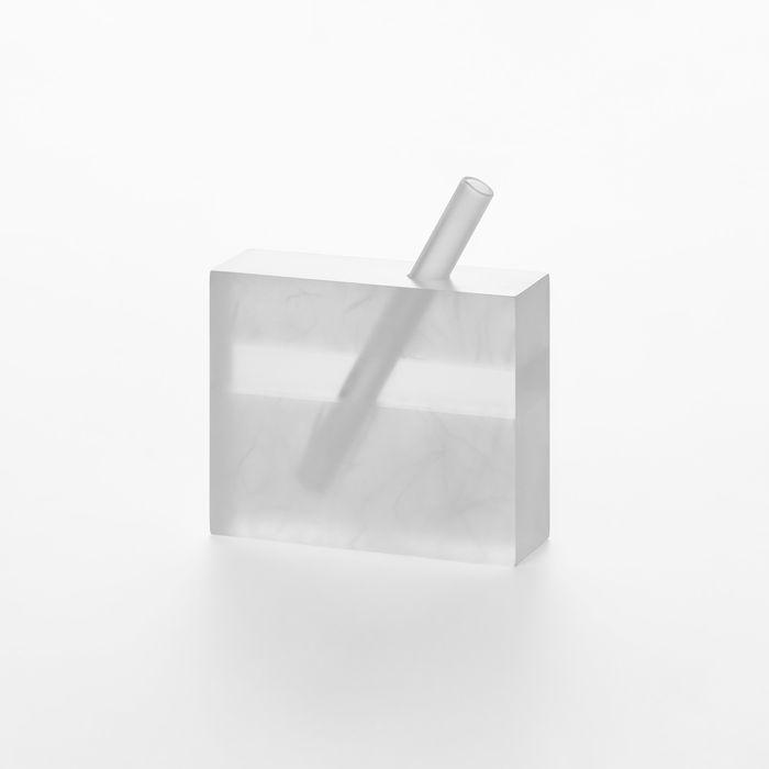 불투명한 무게 - 화병 1p, 오프 화이트 (Opaque Weight - Vase 1p, Off White)