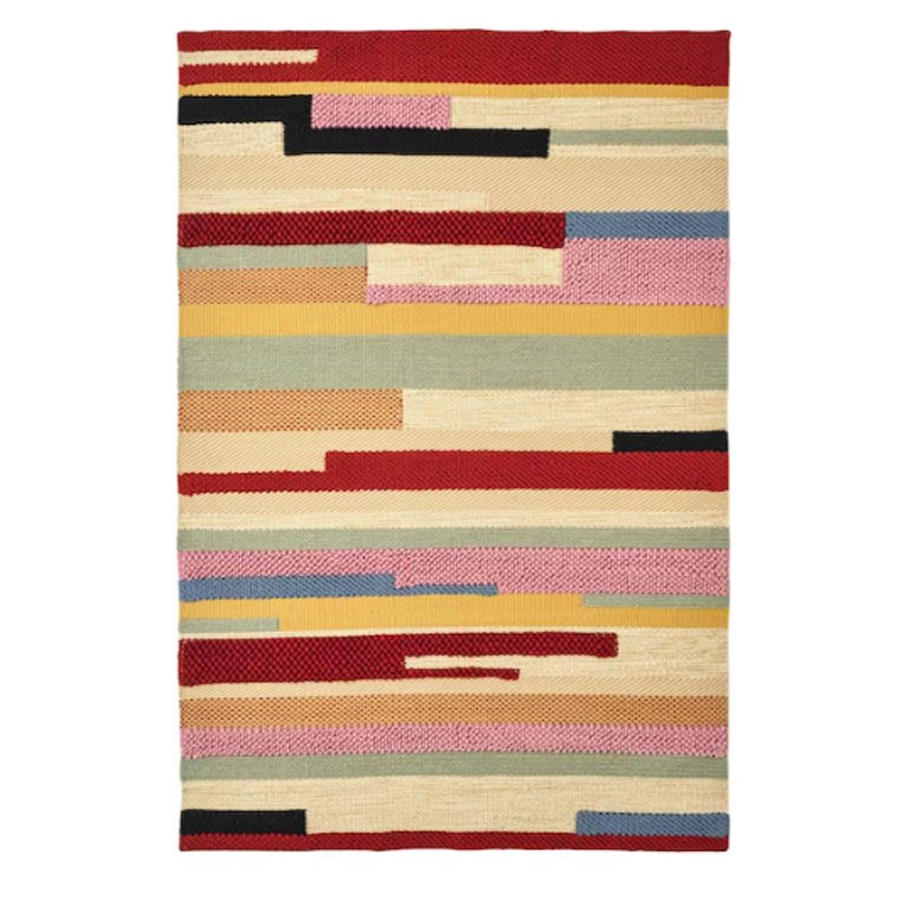 브뢴덴 단모러그 핸드메이드 멀티컬러/레드 133x195cm