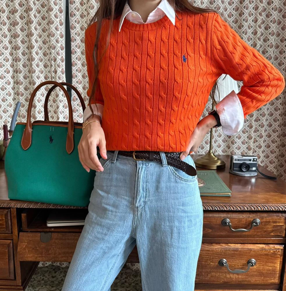 23FW국내백화점)폴로랄프로렌 케이블 보이즈 니트(3컬러)