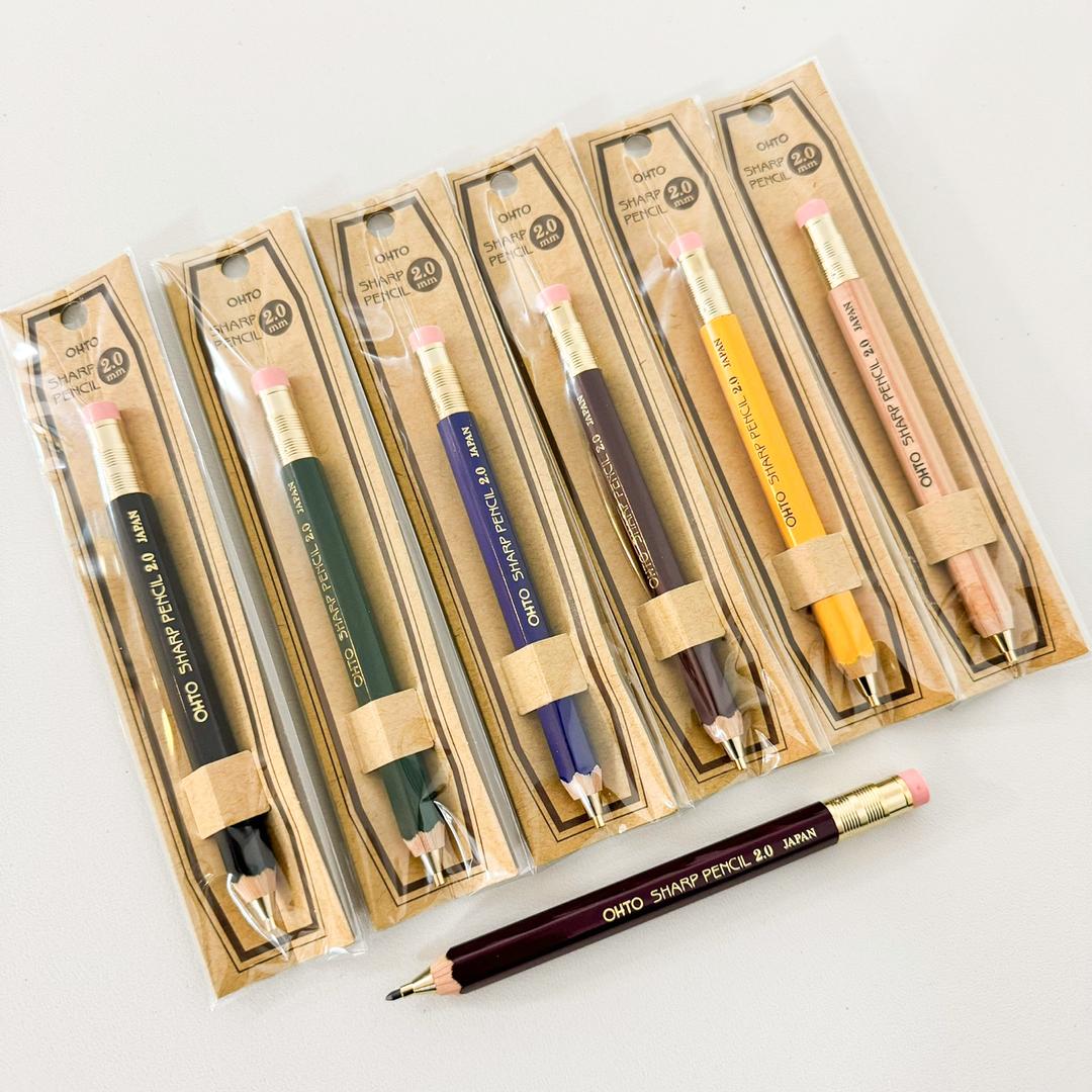 일본 OHTO 오토 2.0 샤프 펜슬 - 목재샤프 그립감 좋은 고급 샤프