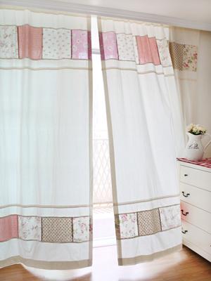 안나수 패치커튼-자연스런 프로방스풍의 감성커튼