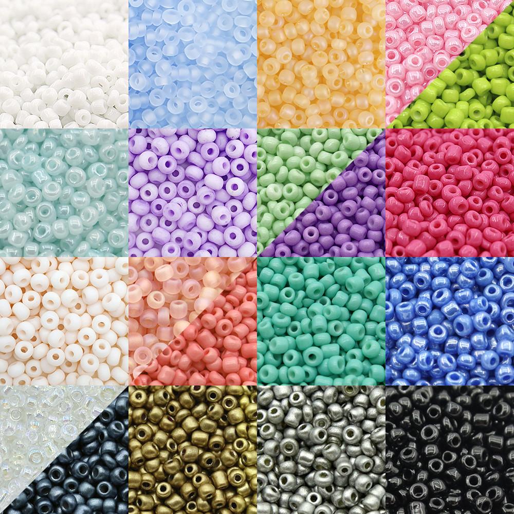 시드 비즈 컬러 구슬 공예 재료 팔찌 반지 악세사리 만들기 2mm