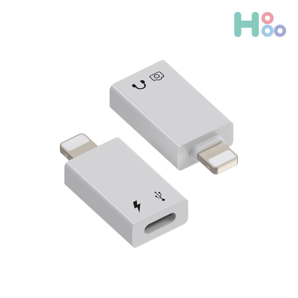 아이폰젠더 USB CTO라이트닝 8핀 오디오 C타입 변환 젠더 V83