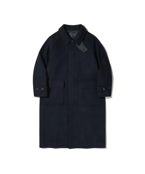 보스턴 울 발마칸 롱 코트_네이비