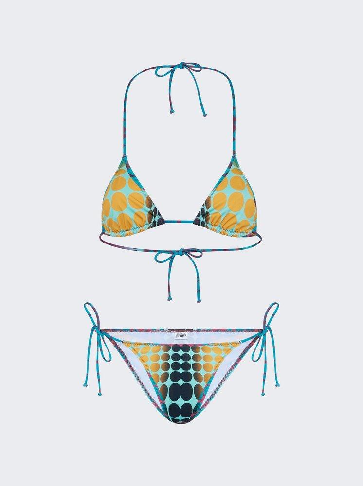 Jean Paul Gaultier Re-Edition Dots Printed Bikini