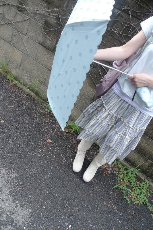(우양산) pastel dot UV umbrella (3color)