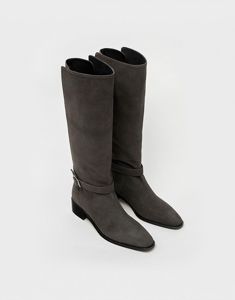 DIVO riding boots_gray suede