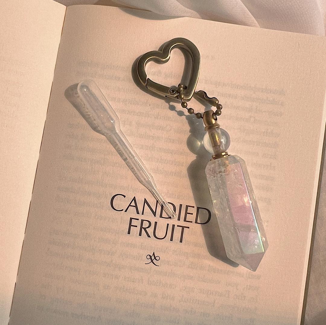 crystal bottle keyring