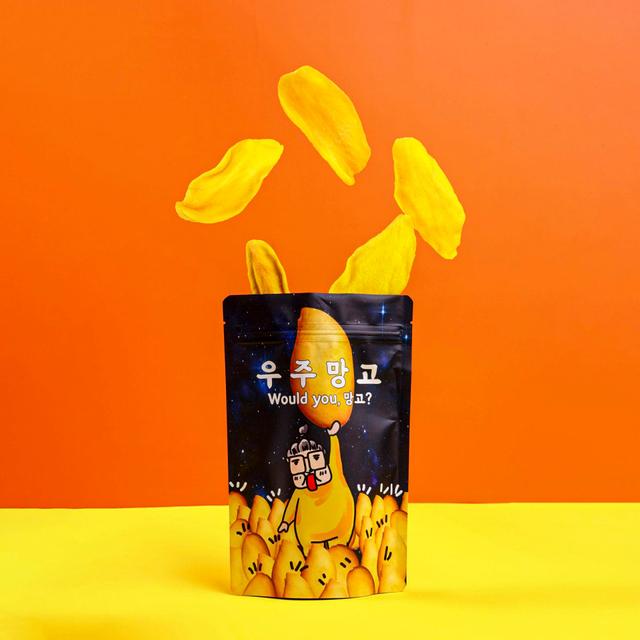 우주망고 건망고 슬라이스 쫀득한 하노이 베트남건망고 말린망고 200g [원산지:베트남]