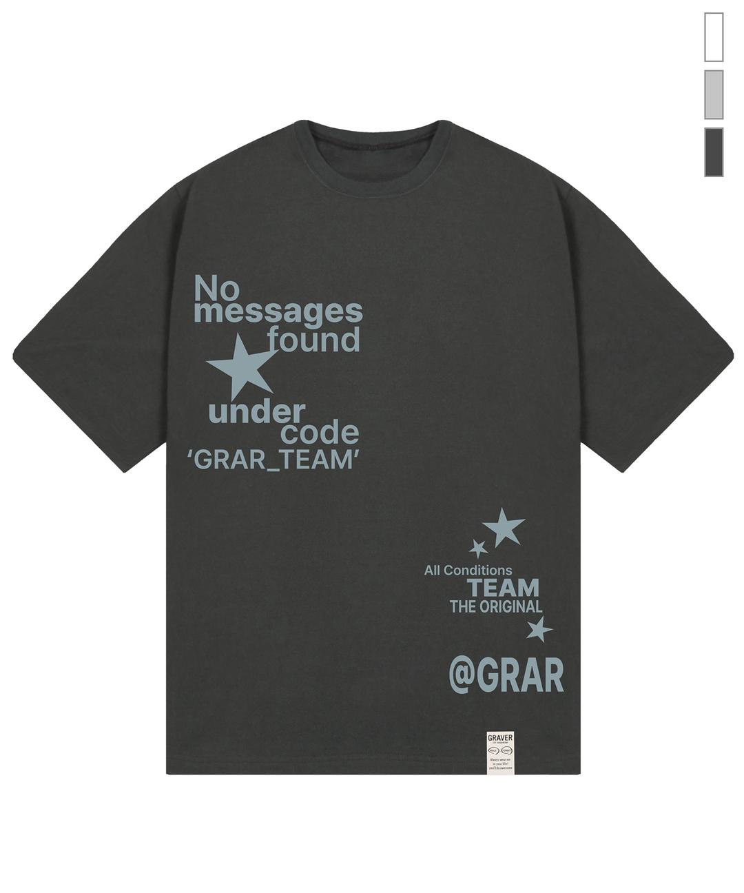 [UNISEX]NO MESSAGE 반팔티_3color